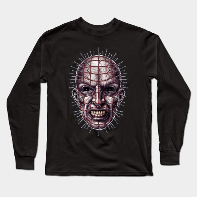 Hellraiser Long Sleeve T-Shirt by PeligroGraphics